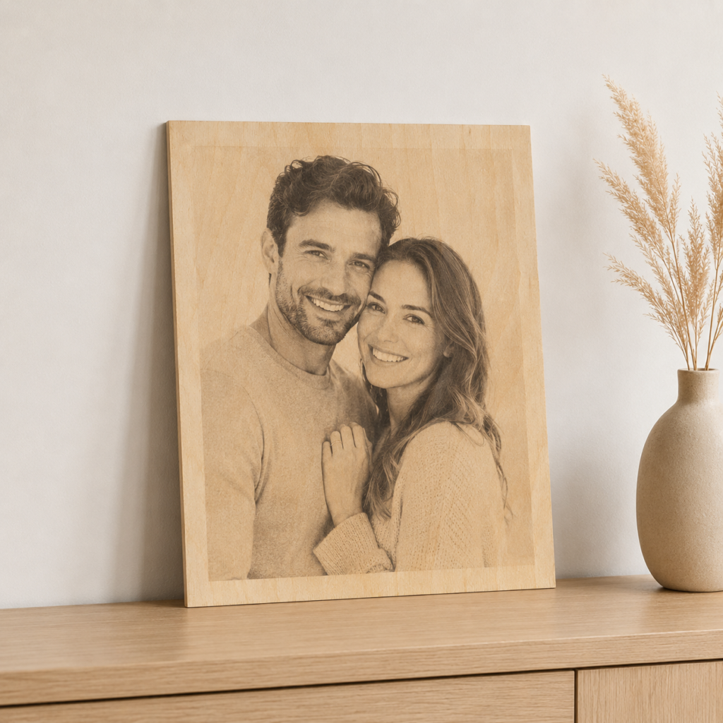 Rocznica — portret na drewnie EdexArt
