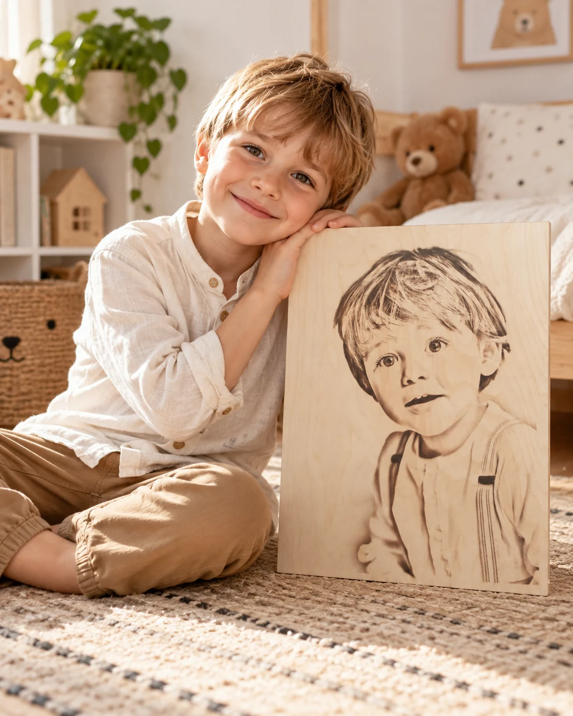 Portret dla córki ze zdjęcia – personalizowany prezent