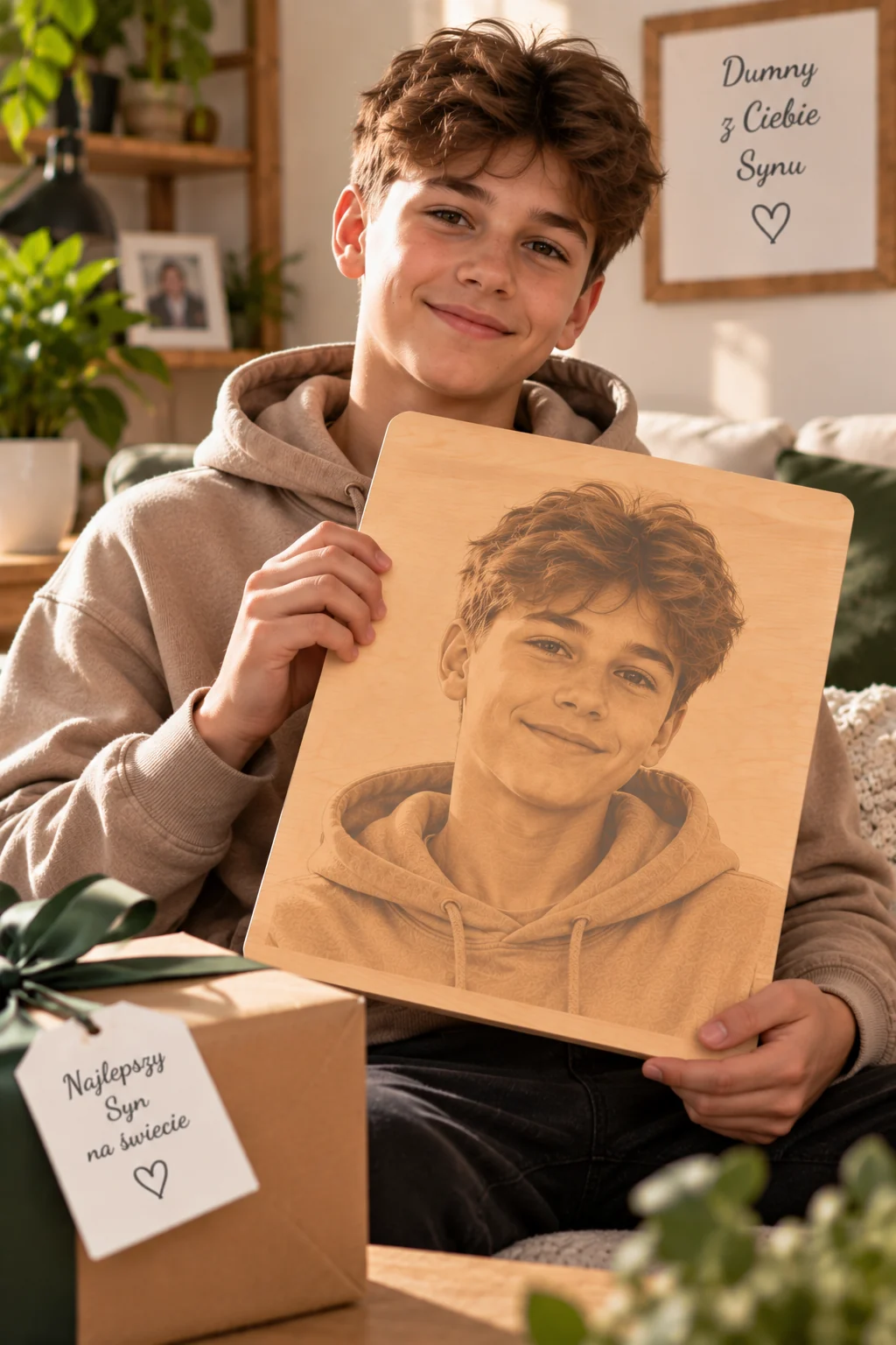 Portret dla dziadków ze zdjęcia – prezent od dzieci i wnuków