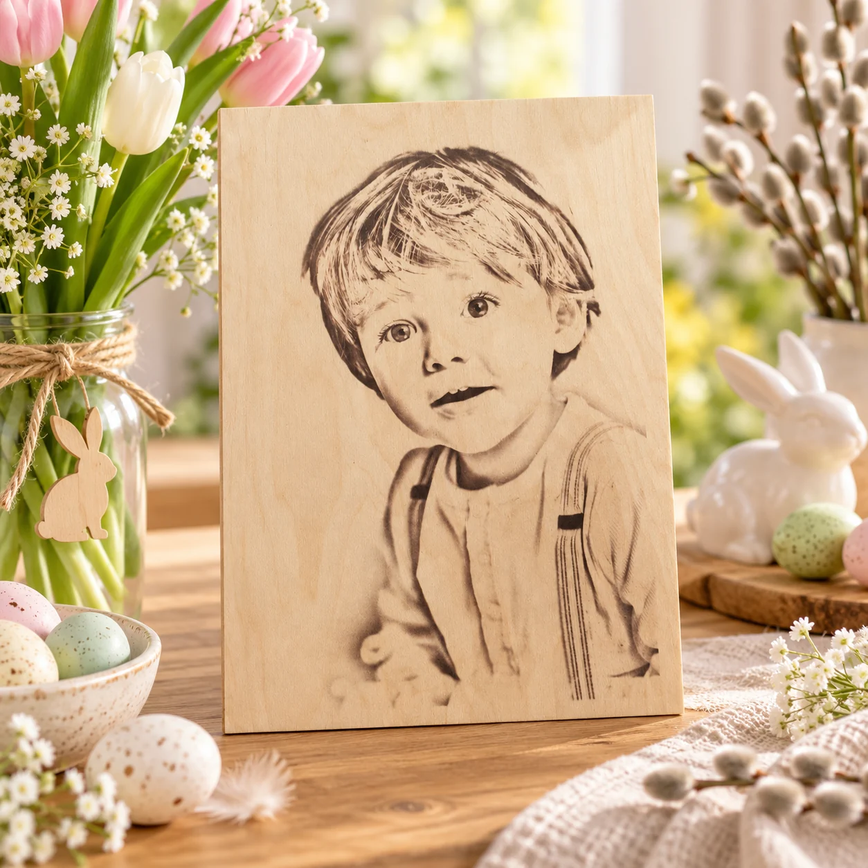 Personalizowany prezent na Wielkanoc ze zdjęcia