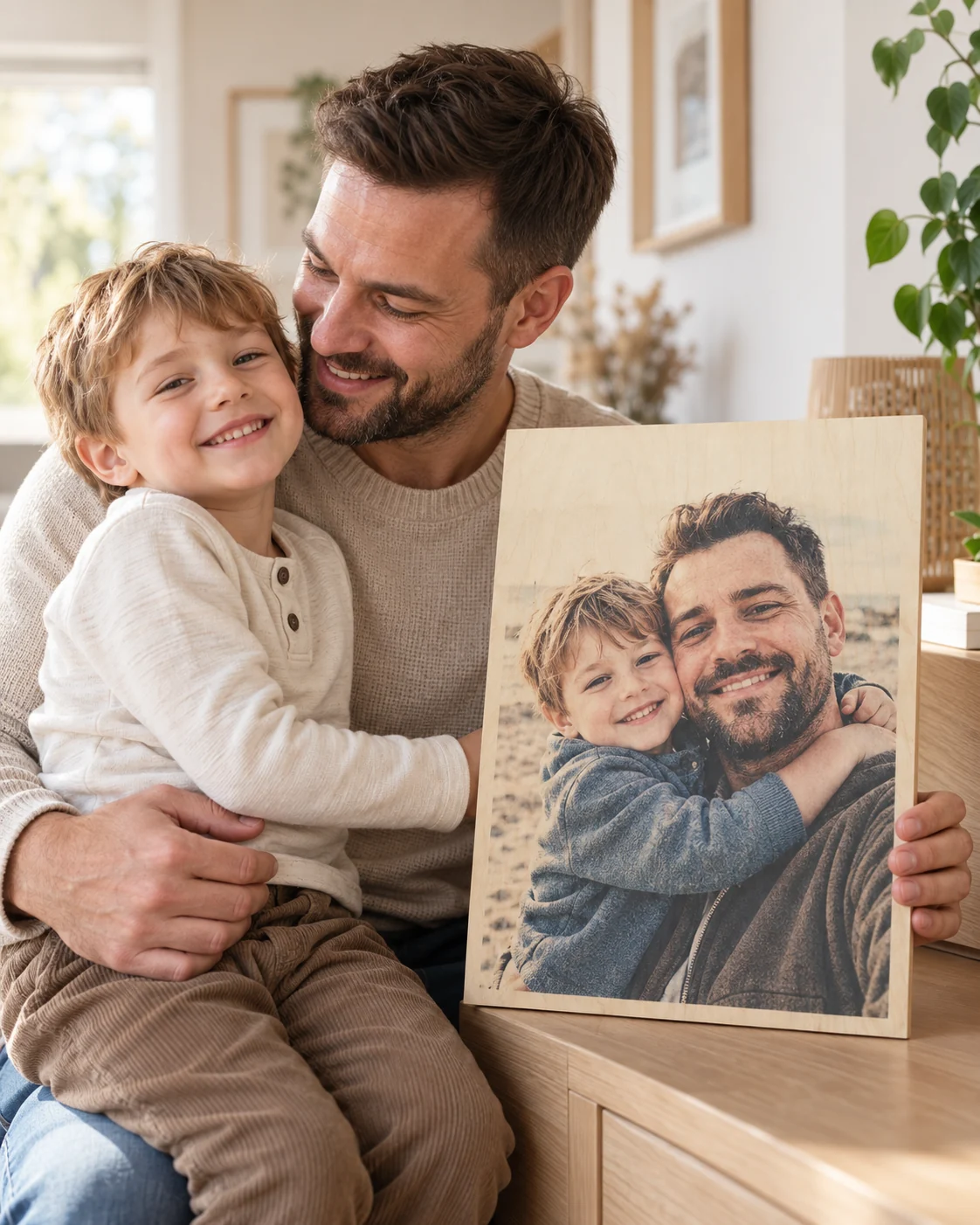 Portret dla taty ze zdjęcia – prezent na Dzień Ojca i nie tylko