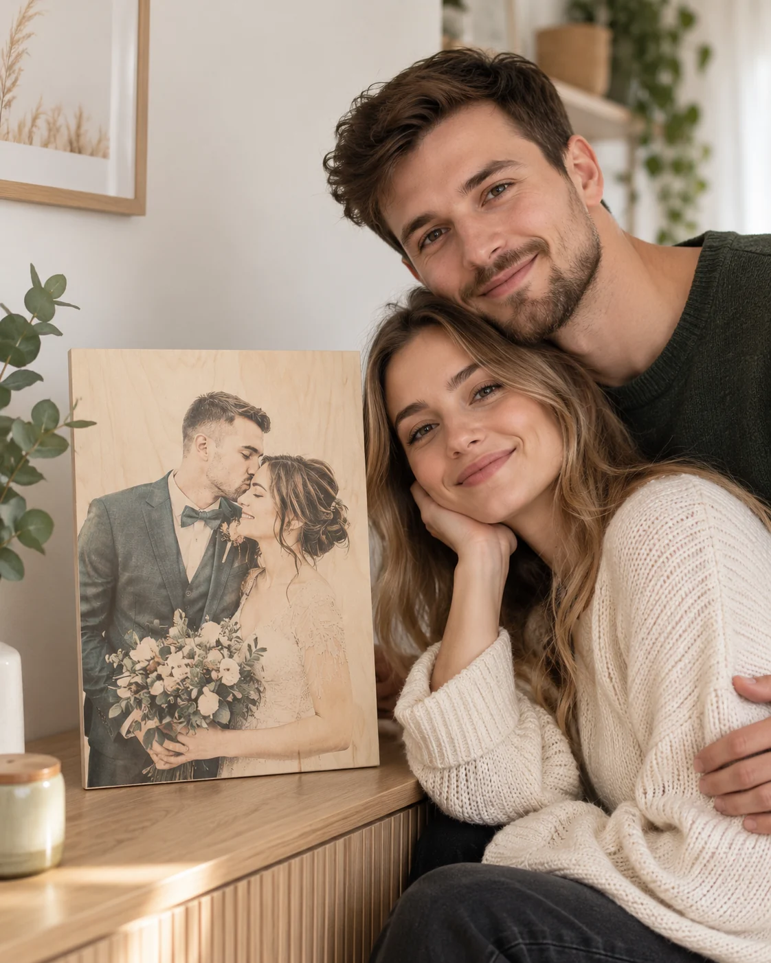 Portret ze zdjęcia na ślub – personalizowany prezent dla pary młodej